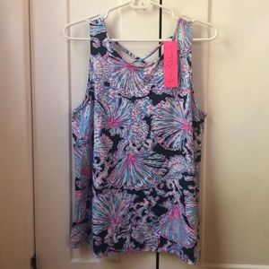 Lilly Pulitzer Kristen Top Size Medium